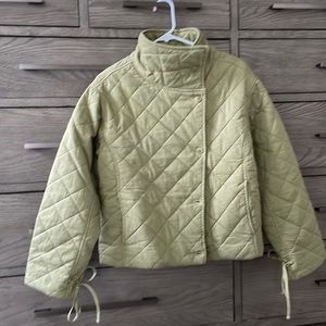 Something Navy quilted jacket new with tags